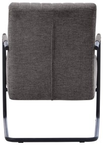 Tmavosivé kreslo Trout – Unique Furniture