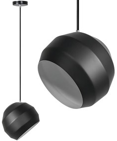 Toolight - Stropná lampa 1xE27 APP381-1CP, čierna, OSW-05013