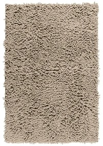 Béžová kúpeľňová predložka Wenko Chenille, 80 × 50 cm