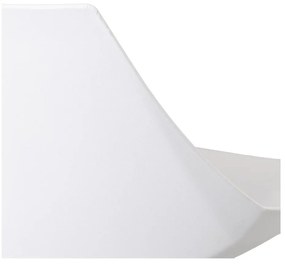 Biele barové stoličky s nastaviteľnou výškou z imitácie kože v súprave 2 ks (výška sedadla 56,5 cm) – Casa Selección