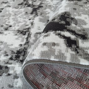 DY Sivo-čierny koberec s mramorovým vzorom Soho 18 Rozmer: 80x150 cm