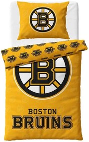 NHL Hokejové obliečky Boston Bruins Shields 140x200/70x90 cm