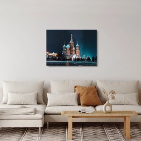 Sklenený obraz stavby v Rusku (70x50 cm)