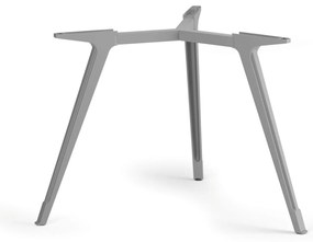 Stolová podnož ZEN, 1036 x 725 mm, sivostrieborná