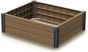 Vyvýšený záhon Bas Planty 75,6 cm hnědý