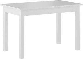 Vintino Jedálenský stôl ZENOX 120–160 cm × 70 cm – biely