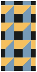 Tapeta - Farebná geometrická abstrakcia I.