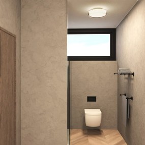 Biele stropné svietidlo SULION Nilo, ø 30 cm