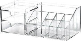 Kozmetický organizér BEA 24x9x12 cm číry