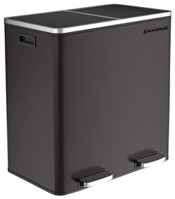 Odpadkový koš Rubax 2x30L černý