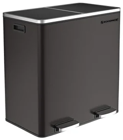 Odpadkový koš Rubax 2x30L černý