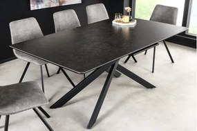 Rozkladací jedálenský stôl Alpine 43845 160/200x90cm Ceramik antracite - Komfort-nábytok
