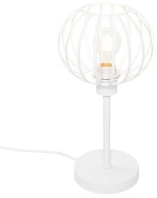 Dizajnová stolná lampa biela - Johanna
