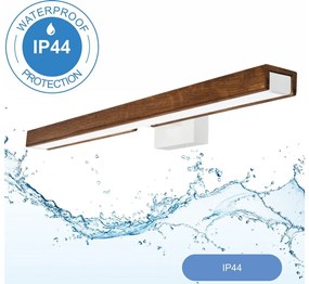 Brilagi Brilagi-LED Kúpeľňové osvetlenie zrkadla WOODY MIRROR LED/12W/230V IP44 dub/biela BG0885