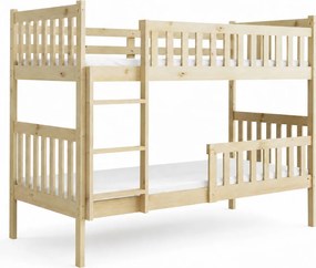 Poschodová posteľ KUBO 200x90 borovica (bez zásuvky)