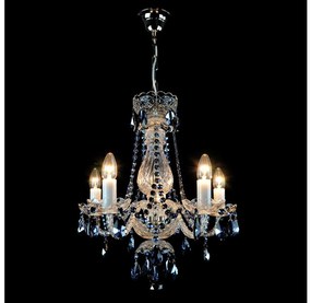 Wranovsky JWZ102052101 - Krištáľový luster na reťazi DE LUXE 5xE14/40W/230V