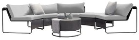 Sivý záhradný lounge set pre 5 Rindal - Bonami Selection