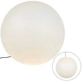 Moderná vonkajšia lampa biela 77 cm IP65 - Nura