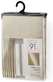 ZATEMŇOVACÍ ZÁVES NA PÁSKE ROSA 140X270 CM SVETLOBÉŽOVÁ
