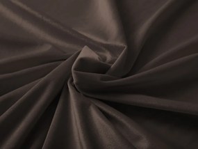 Biante Zamatový vankúš valec bonbon Velvet Prémium SVP-016 Tmavo hnedý 15x100 cm