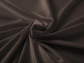 Biante Zamatový behúň na stôl Velvet Prémium SVP-016 Tmavo hnedý 35x140 cm