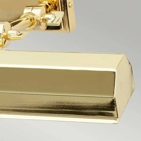 Elstead CHAWTON-PLM-PB - Obrazové svietidlo CHAWTON 2xE14/40W/230V zlatá