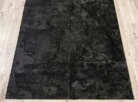 Huňatý koberec Plush Deluxe v antracitovej farbe – shaggy Rozmer: 60x100 cm