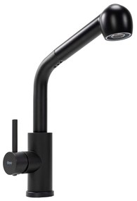 Rea Troy, stojanková kuchynská batéria 34 cm, čierna matná, REA-B6300