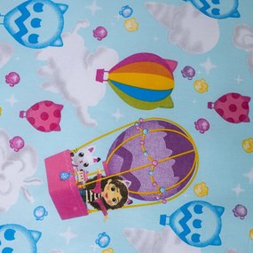 Bavlnené detské obliečky na jednolôžko 140x200 cm Gabby's Dollhouse "Balloon" – Jerry Fabrics