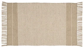 Béžová kúpeľňová podložka z juty Wenko Pica, 50 x 80 cm