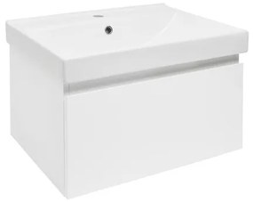 Kúpeľňová skrinka s umývadlom SAT B-WAY 59x30x45 cm biely lesk BWAY60WU1, 1 ks