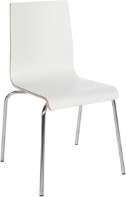 Stolička pre návštevy Gahanna - biela