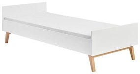 Biela detská posteľ Pinio Swing, 90 x 200 cm