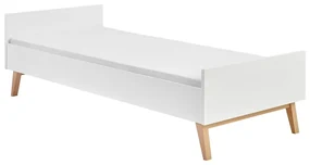 Biela detská posteľ Pinio Swing, 90 x 200 cm