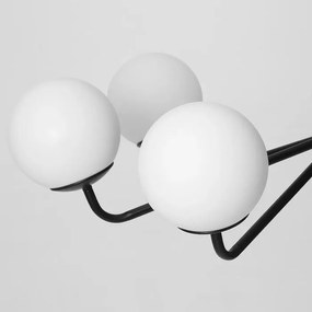 Toolight Toolight, stropné svietidlo 75x50 cm 6xE27 APP1578-5C, čierna matná-biela, OSW-03606