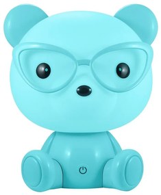 LED Stmievateľná detská nočná lampička LED/2,5W medveď modrý