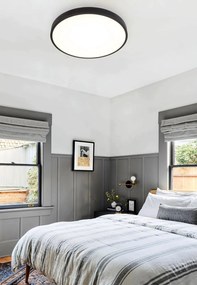 TOP LIGHT Svetlo nástenné-stropné Metal 40C RC, Čierna