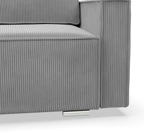 Trojmiestna rozkladacia sedačka NOTO svetlosivá