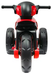 Detská elektrická motorka Baby Mix POLICE červená