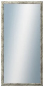 DANTIK - Zrkadlo v rámu, rozmer s rámom 50x100 cm z lišty TRITON strieborná (2143)
