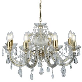 Searchlight 699-8 - Krištáľový luster na reťazi MARIE 8xE14/40W/230V