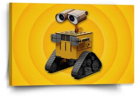 Sablio Obraz Wall-E robot Žltý - 60x40 cm