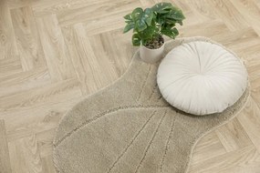 Kúpeľňový koberček Shell svetlobéžový