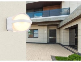 Globo 34157W - LED Vonkajšie nástenné svietidlo ILLI LED/12W/230V IP54 biela