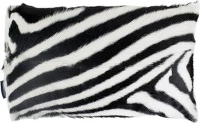 Kožený vankúš dekor zebra - 50 * 30 * 10cm