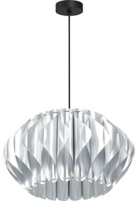 Luminex Luster na lanku SHADE 1xE27/15W/230V strieborná LU9790