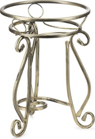 STOJAN NA KVETINÁČ SHANE 37X29 CM ZLATÁ