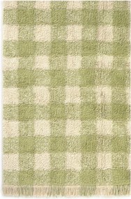 Zelený prateľný/ručne tkaný bavlnený detský koberec 90x120 cm Vichy – Lorena Canals