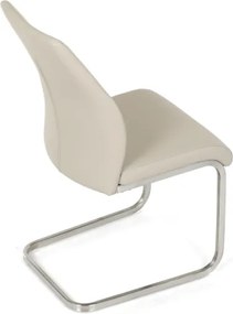 Jedálenská stolička krémová DCL-D1277 CRM