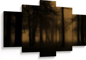 Obraz - Temný les (150x105 cm)